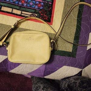 Kate Spade crossbody purse yellow